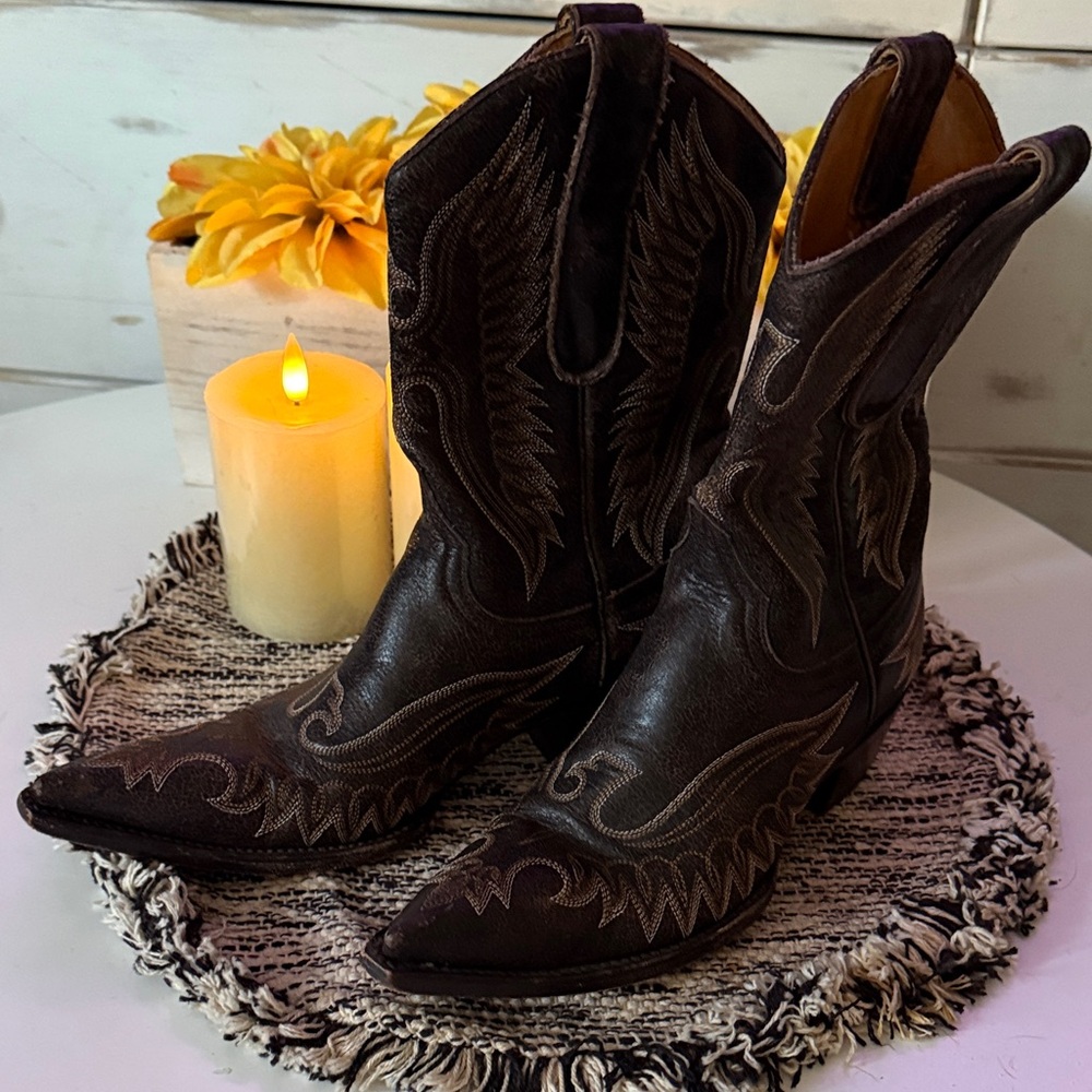 Old Gringo Brown Eagle low Boots size 6 - Picture 4 of 13